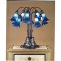 Meyda Tiffany 14397 10 Light Tiffany Pondlily Table Lamp Meyda Tiffany 14397 10 Light Tiffany Pondlily Table Lamp