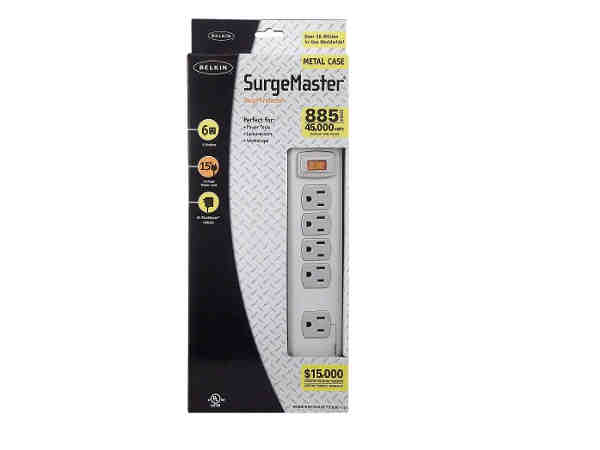 Picture of Belkin Components Srg Prtctr In Dsp Pck;6Ot F9D600-15-Dp