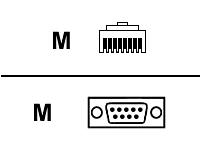 Digi 48In Rj-45/Db-9M Crossover Cable (10 Pin)