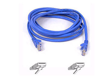 Patch CABLE CAT5e 5ft;BLUE;SNAGLESS