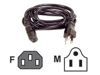 Picture of BELKIN COMPONENTS Power Cable NEMA5-15M/IEC320F 15 ft F3A104-15