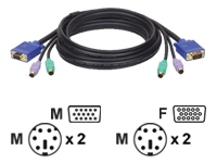 Tripp Lite 10Ft Ps/2 Super-Flex 3-In-1 Cable P753-010