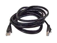 COMPONENTS CAT6 patch cable RJ45M/RJ45M 10ft black - BELKIN A3L980-10-BLK-S