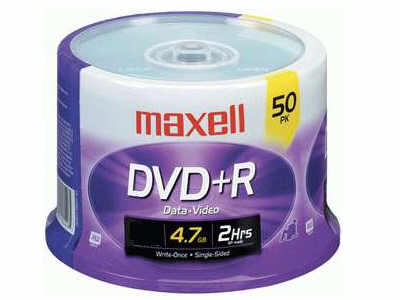 Picture of MAXELL 639013 DVD+R Spindle - 50 Pack
