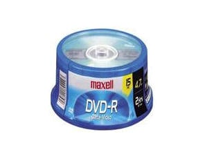 Picture of MAXELL DVD-R 4.7GB 4X 15pc Spindle 638006