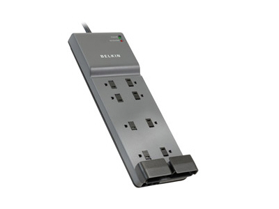 Picture of BELKIN COMPONENTS 8 Outlet Surge Protector TEL 6 ft Cord BE108200-06