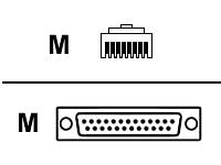 Digi Cab 48In Convrt-Rj45 To Db25 76000238