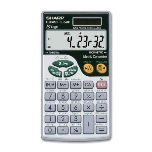 Picture of Sharp Electronics Metic Conversion Calculator EL-344RB