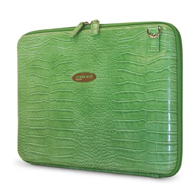 Picture of Mobile Edge Faux Croc Portfolio Green MEPFC9