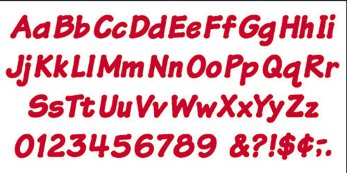 Picture of Trend Enterprises Inc. T-2700 Ready Letters 4 Inch Italic Red