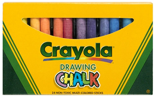 Picture of Crayola Llc Formerly Binney & Smith Bin510404 Crayola Colored Drawing Chalk 24 S