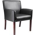Boss B629 Reception Room Grouping in Mahogany Finish; Reception Chair Boss B629 Reception Room Grouping in Mahogany Finish; Reception Chair