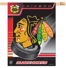 Picture of Chicago Blackhawks Banner 28x40 Vertical