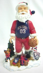 Picture of New Jersey Nets Santa Forever Collectibles Bobblehead