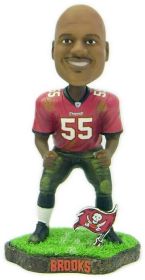 Picture of Tampa Bay Buccaneers Derrick Brooks Game Worn Forever Collectibles Bobblehead
