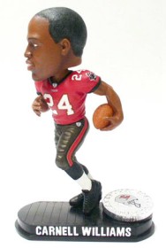 Picture of Tampa Bay Buccaneers Carnell Williams Forever Collectibles Black Base Bobblehead