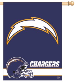 Picture of Los Angeles Chargers Banner 28x40 Vertical