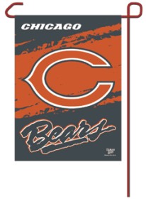 Picture of Chicago Bears Flag 12x18 Garden Style 2 Sided