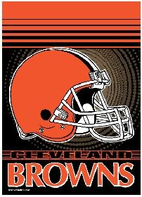 Picture of Cleveland Browns Flag 12x18 Garden Style 2 Sided