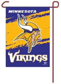 Picture of Minnesota Vikings Flag 12x18 Garden Style 2 Sided