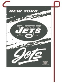 Picture of New York Jets Flag 12x18 Garden Style 2 Sided
