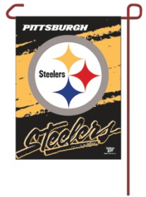 Picture of Pittsburgh Steelers Flag 12x18 Garden Style 2 Sided