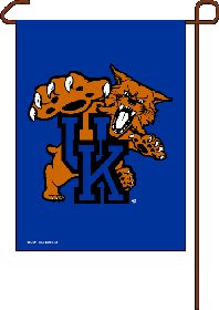 Picture of Kentucky Wildcats Flag 12x18 Garden Style 2 Sided