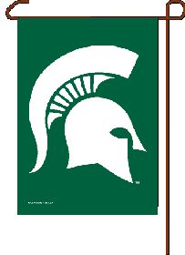 Picture of Michigan State Spartans Flag 12x18 Garden Style 2 Sided