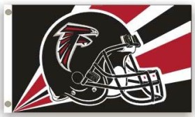 Picture of Atlanta Falcons Flag 3x5 Helmet Design