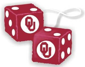 Oklahoma Sooners Fuzzy Dice