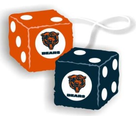 Chicago Bears Fuzzy Dice