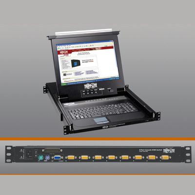 Picture of Tripplite 8 Port KVM Switch 17 Inch LCD B020-008-17