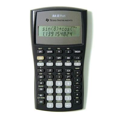 Picture of Texas Instruments TI Bus Calculator BA-II-PLUS