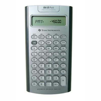 Picture of Texas Instruments IIBAPRO-CLM-4L1-A TI BA II Plus Professional