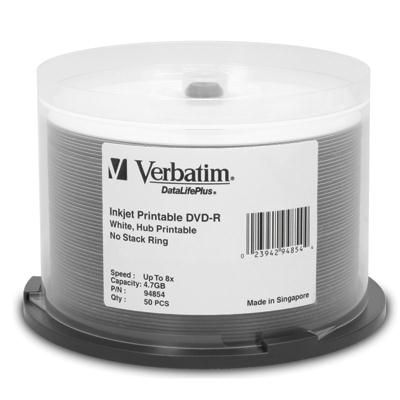 Picture of Verbatim DVD-R 4.7GB 8X Datalife Plus 94854