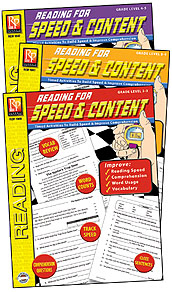 Rem1043 Reading For Speed And Content 3 Bk Set