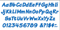 Picture of Trend Enterprises Inc. T-2702 Ready Letters 4 Inch Italic Blue