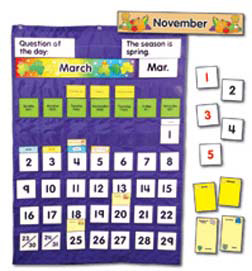 Picture of Carson Dellosa Cd-158003 Complete Calendar And Weather Pocke T Chart Pocket Charts -