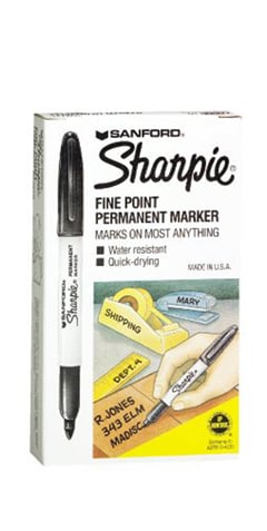Picture of Newell Corporation San30001 Marker Sharpie Fine Blk