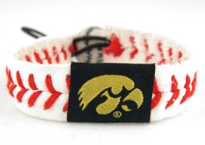 Picture of Iowa Hawkeyes Bracelet Classic Baseball