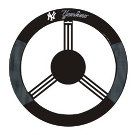 Picture of New York Yankees Steering Wheel Cover Mesh Style