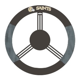 Picture of New Orleans Saints Steering Wheel Cover Mesh Style