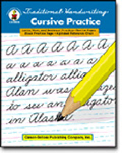 Picture of Carson Dellosa Cd-0888 Traditional Handwriting Cursive Pra Ctice Book