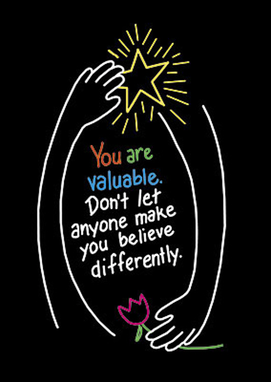 Picture of Trend Enterprises Inc. T-A62763 Poster You Are Valuable. 13 X 19 Large