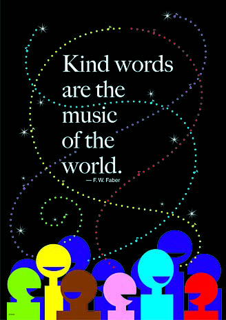 Picture of Trend Enterprises Inc. T-A67261 Kind Words Are The Music Lp Large P Osters