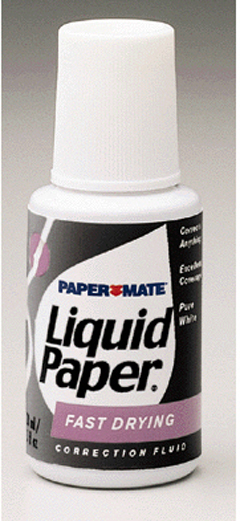 Picture of Newell Corporation Pap56401 Liquid Paper Bond White