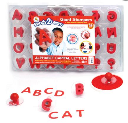 Picture of CENTER ENTERPRISES INC. CE-6711 READY2LEARN UPPERCASE ALPHABET STA mpers