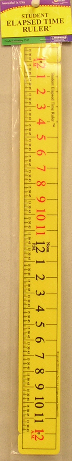 Picture of Learning Advantage Ctu7537 Student Elapsed Time Ruler