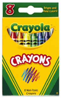 Picture of Crayola Llc Formerly Binney & Smith Bin3008 Crayola Crayons 8 Color