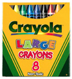 Picture of Crayola Llc Formerly Binney & Smith Bin80 Crayola Large Size Tuck Box 8-Pk.